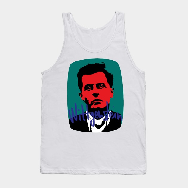 Wittgenstein Tank Top by levytskystore